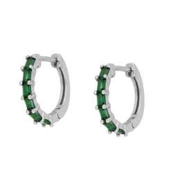 Aros Astrid Verde Plata