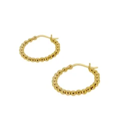 Aros Balls Plata Dorada