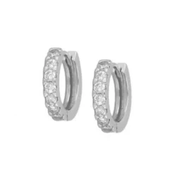 Aros Big Acra Circonitas Plata