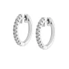 Aros Big Acra Diamantes 0,30ct G-VS Oro Blanco 18K