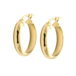 Aros Caña Grosse 18mm Oro 18K