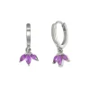 Aros Casmir Pink Plata