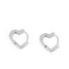 Aros Corazón 12mm Plata