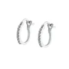 Aros Danae 10mm Oro Blanco 18K