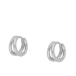 Aros Doble Lue Plata
