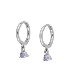 Aros Dunia Lila Plata