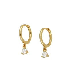 Aros Dunia Plata Dorada