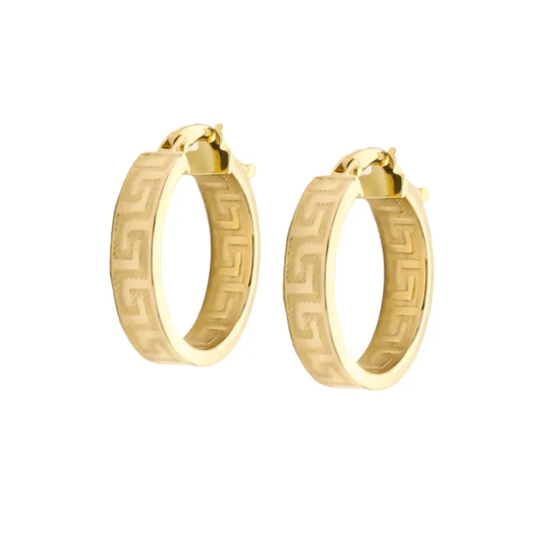 Aros Greca 18mm Oro 18K