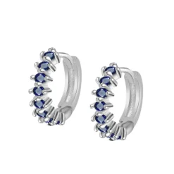 Aros Grecia Blue Plata