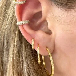 Aros Helena 30mm Plata