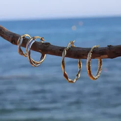 Aros Inca Oro Bicolor 18K