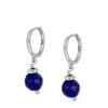 Aros Jade Blue Plata