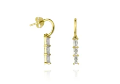 Aros Kira Plata Dorada