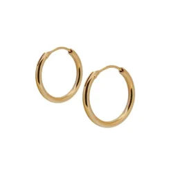 Aros Lía 16mm Plata Dorada