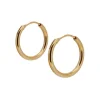Aros Lía 20mm Plata Dorada