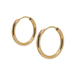 Aros Lía 20mm Plata Dorada