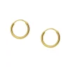 Aros Lía 14mm Plata Dorada