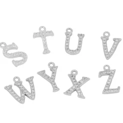 Aros Letter Me Plata