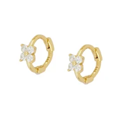 Aros Link Plata Dorada