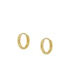 Aros Lue 11mm Plata Dorada