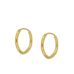 Aros Lue 18mm Plata Dorada