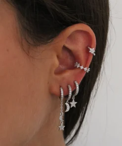 Aros Lunestar Plata