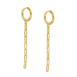 Aros Milo Plata Dorada