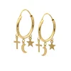 Aros Multi Charms Oro 18K
