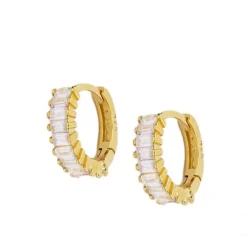 Aros Olimpo Plata Dorada