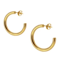 Aros Penelope 30mm Plata Dorada