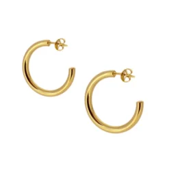 Aros Penelope 25mm Plata Dorada