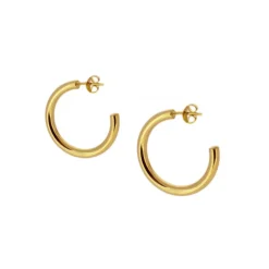 Aros Penelope 20mm Plata Dorada