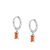 Aros Praga Naranja Plata