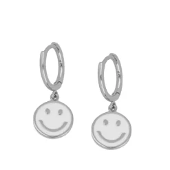 Aros Smiley White Plata