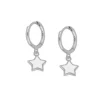 Aros Star White Plata