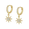 Aros Stella Plata Dorada