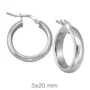 Aros Tebas 20mm Plata