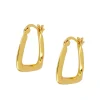 Aros Tina 17mm Plata Dorada
