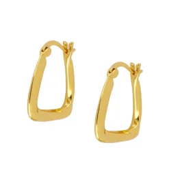 Aros Tina 17mm Plata Dorada
