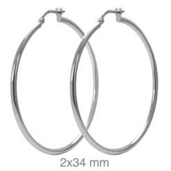 Aros Tubo 34mm Plata