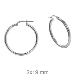 Aros Tubo 19mm Plata