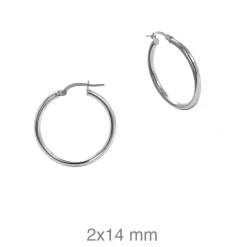 Aros Tubo 14mm Plata