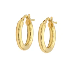 Aros Tubo Spesso Oro 18K