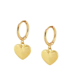 Aros Valentine Plata Dorada