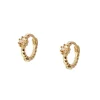 Aros Vani Champagne Plata Dorada