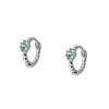 Aros Vani Green Blue Plata