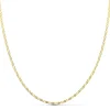 Cadena Ancla Diamantada 45cm Oro 18K
