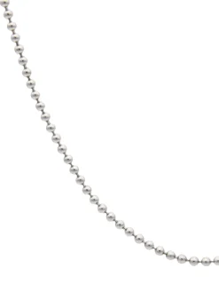Cadena Balls 45cm Oro Blanco 18K