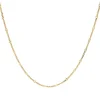 Cadena Barbada Tallada 45cm Oro 18K