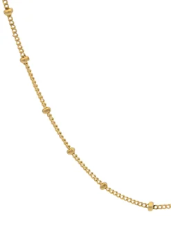 Cadena Bolas 45cm Oro 18K